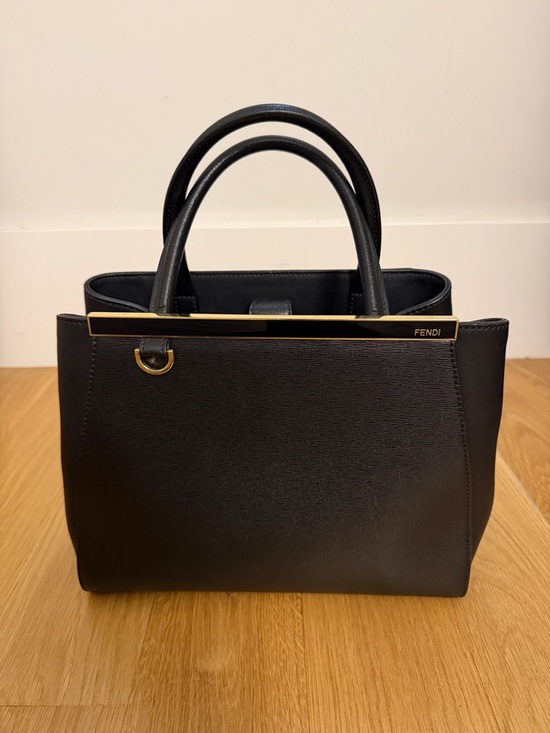 Fendi Handbags - Fendi Black 2 Jours Shoulder Bag